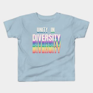 Unity In Diversity Kids T-Shirt